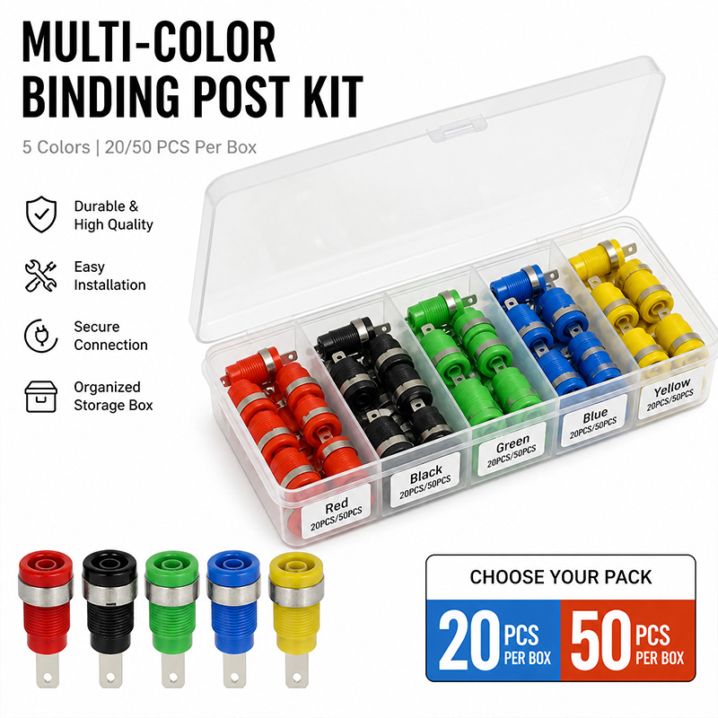 طقم أطراف توصيل متعدد الألوان  - مراجعة Diy Audio Electronics Kit وسعره