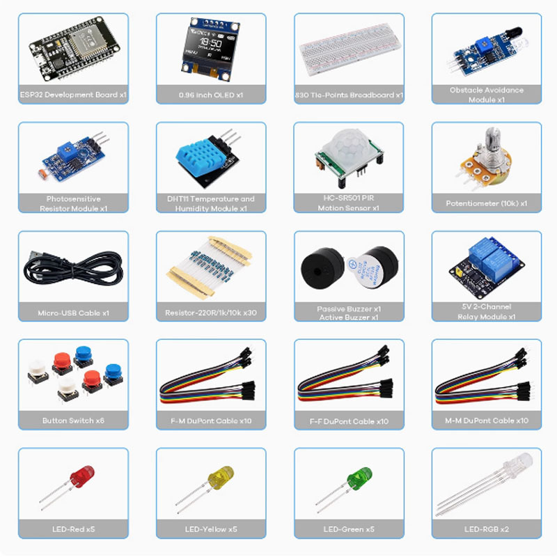 مجموعة أدوات صنع وحدة واي فاي  - مراجعة Diy Electronics Project Kit وسعره