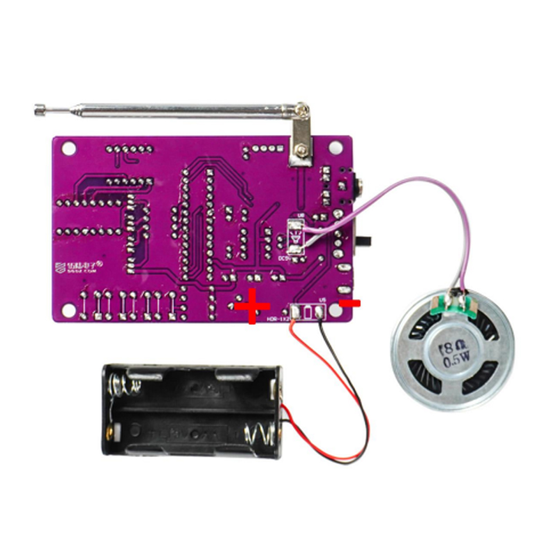 طقم راديو FM إلكتروني للتركيب  - مراجعة Diy Electronics Project Kit وسعره