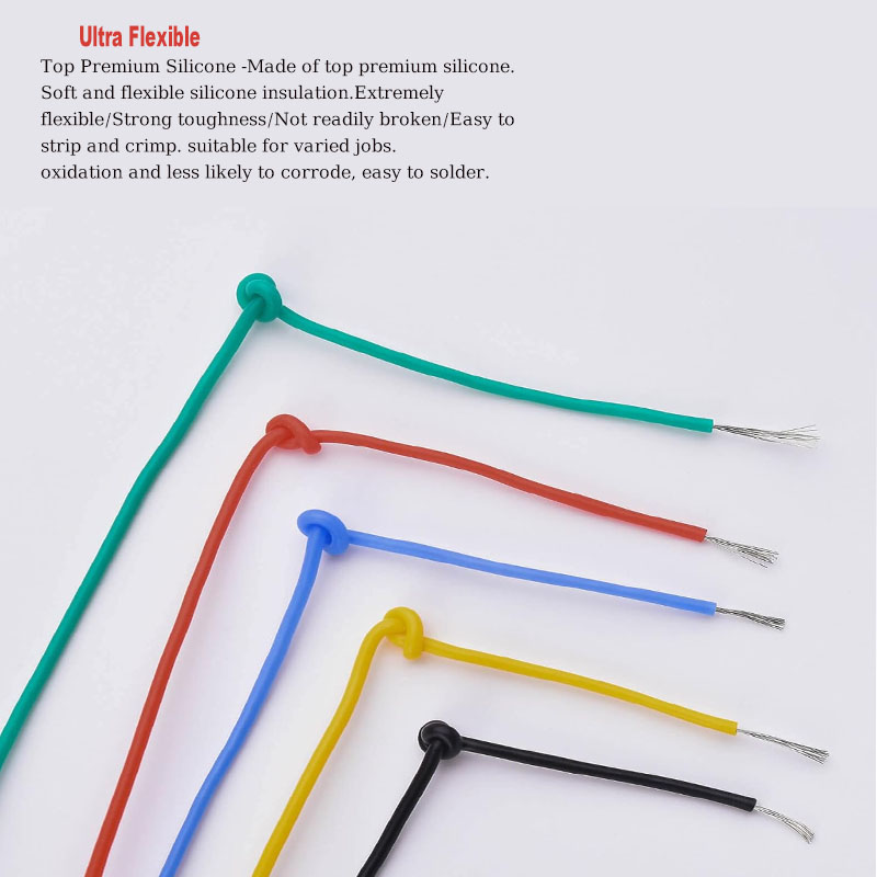 طقم أسلاك السيليكون الناعم 16a - مراجعة Diy Electronics Project Kit وسعره
