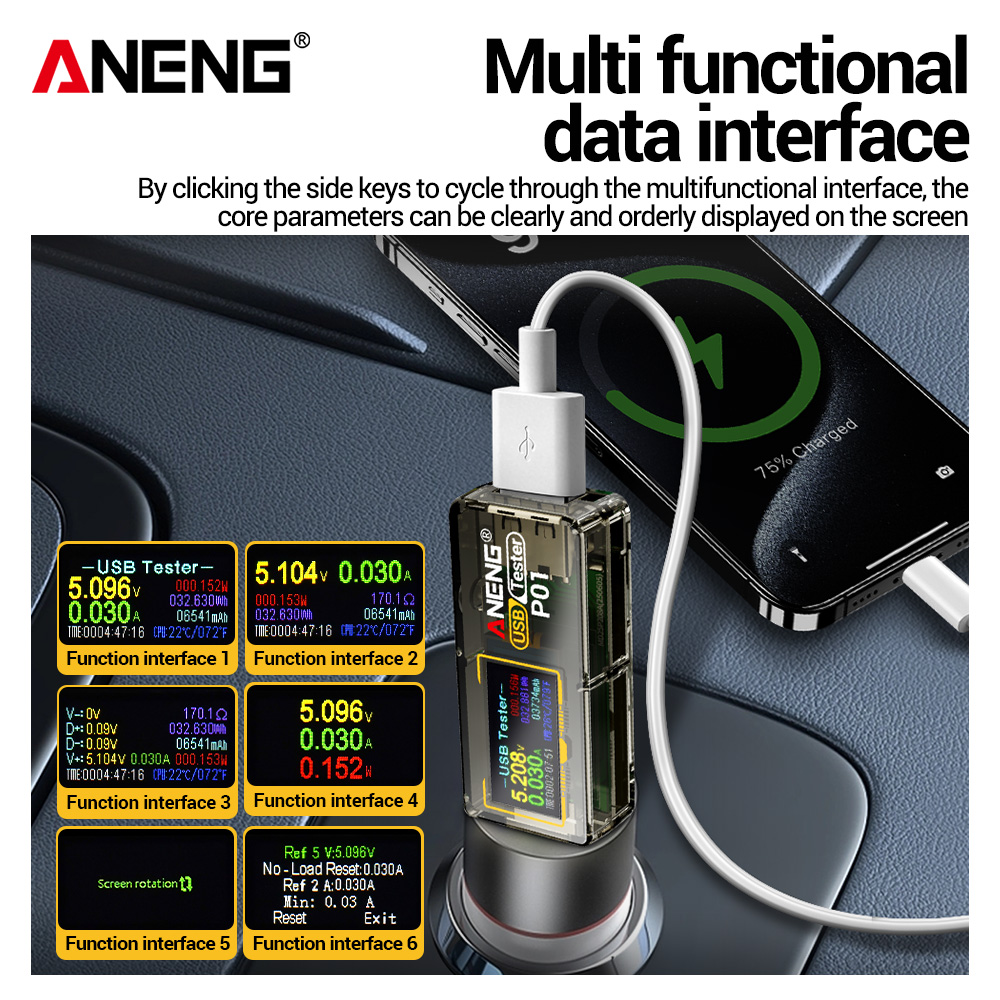 جهاز اختبار USB ANENG P01، مقي - مراجعة Logic Analyzer Usb وسعره