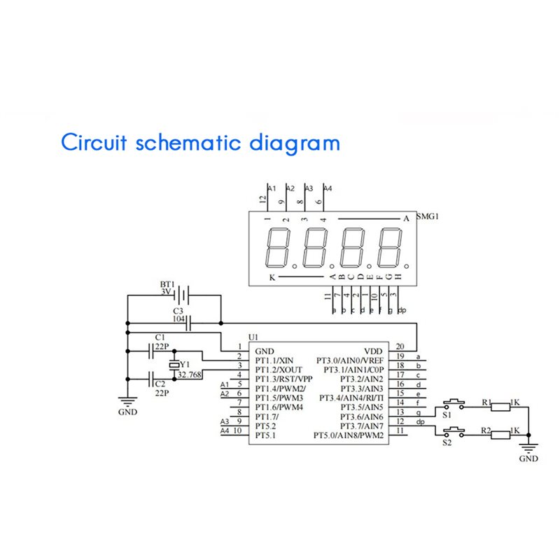 طقم ساعة إلكترونية LED للتركيب - مراجعة Diy Electronics Project Kit وسعره